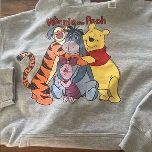 Winnie the Pooh Gray Kids Sweatshirt